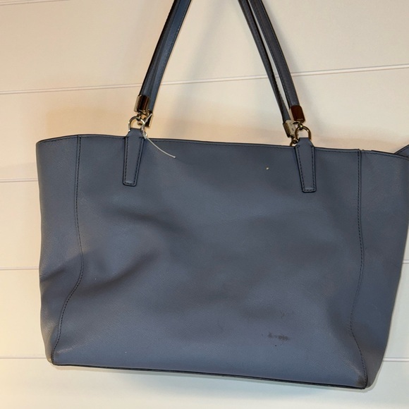 Coach Madison East West Blue Saffiano Leather Tote - Picture 2 of 15